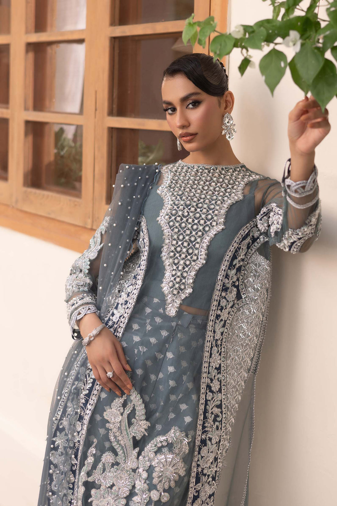 Maryam Hussain | Marwa Luxury Formals 24 | Zari by Designer Maryam Hussain - House of Maryam - Pakistani Designer Ethnic Wear in {{ shop.shopifyCountryName }}