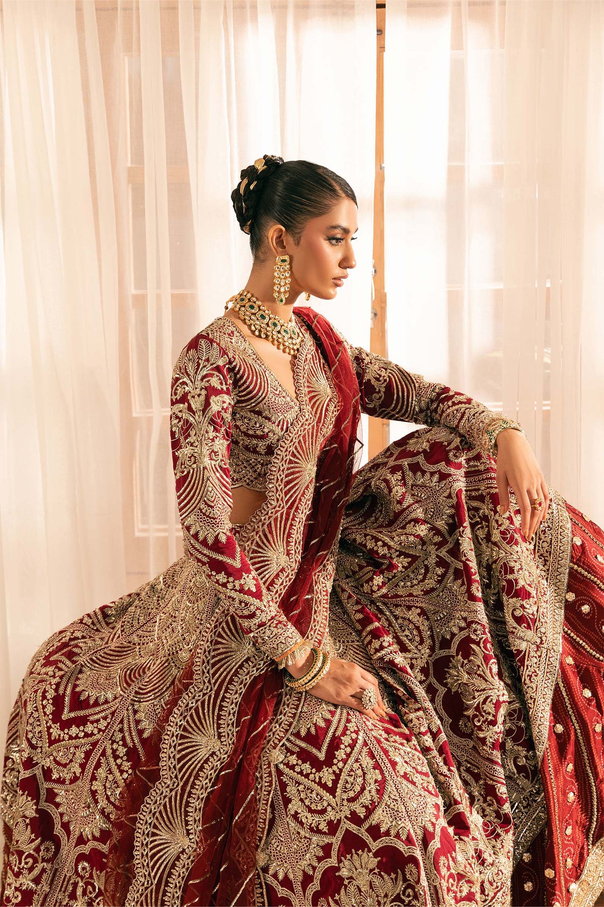 Maryam Hussain | Marwa Luxury Formals 24 | Moorni -  Maryam Hussain Ladies Clothes - Original Designer Dress - House of Maryam