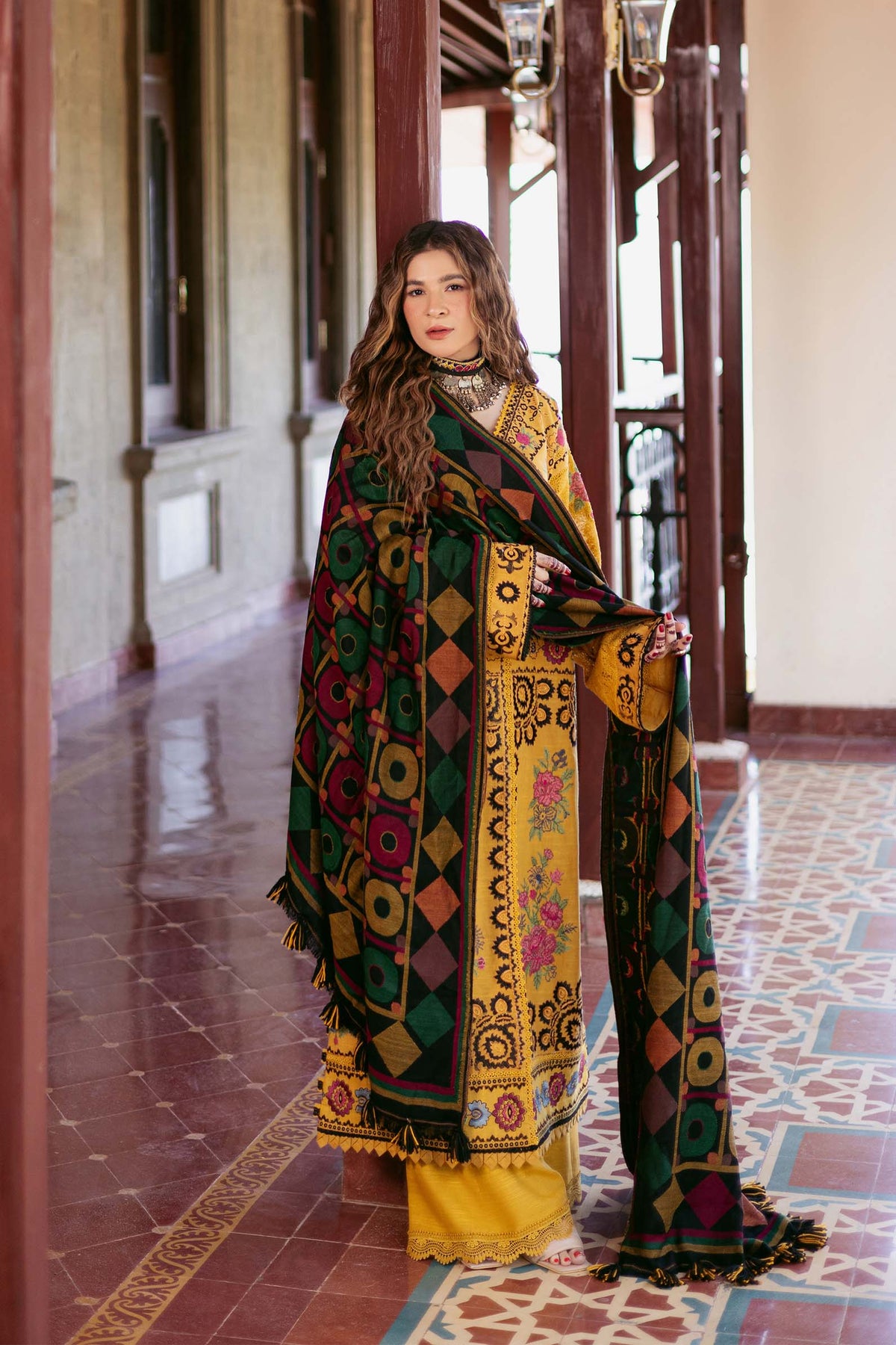 Maryam Hussain | Silk Edit |  Hazel -  Maryam Hussain Ladies Clothes - Original Designer Dress - House of Maryam