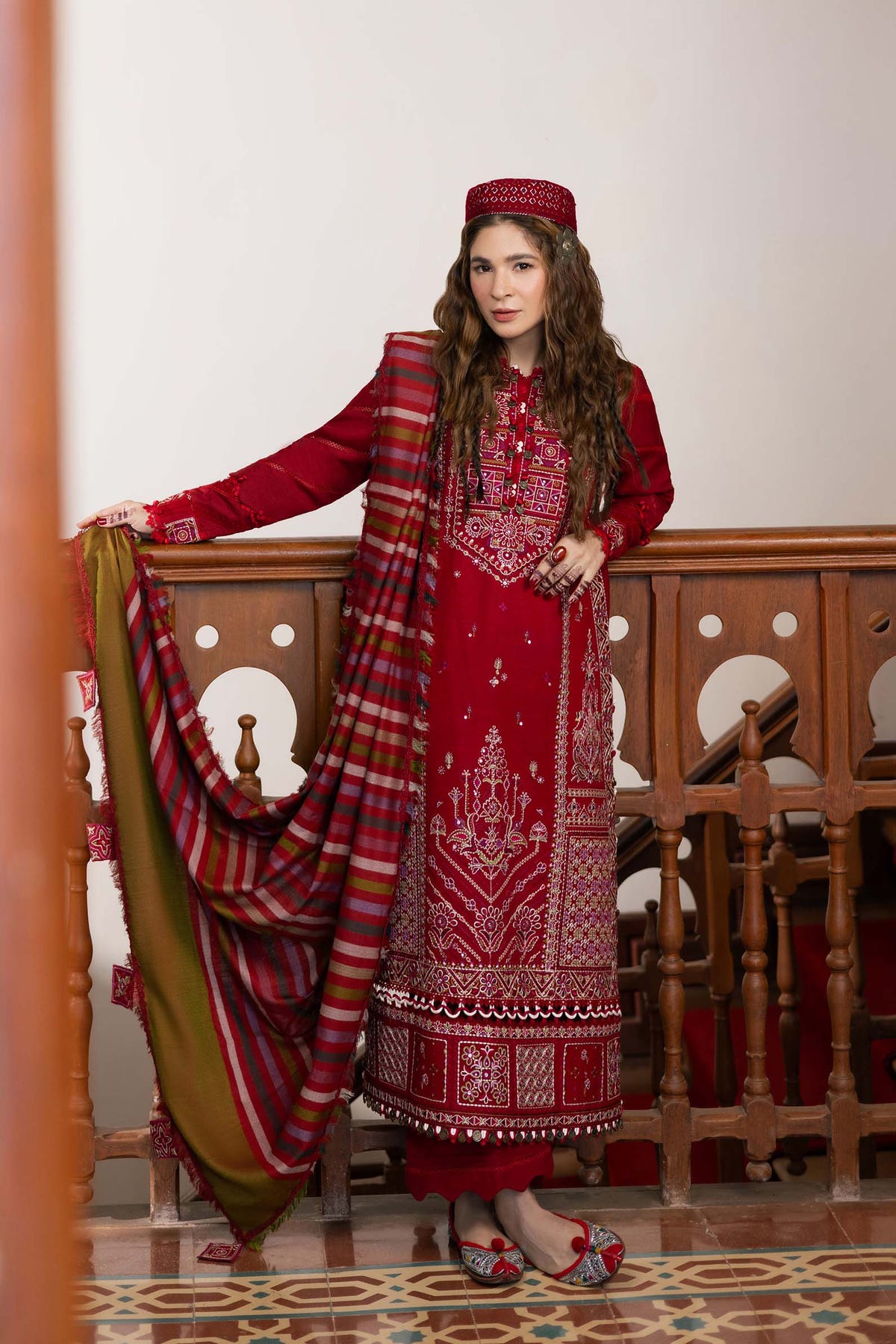 Maryam Hussain | Silk Edit |   Rose -  Maryam Hussain Ladies Clothes - Original Designer Dress - House of Maryam