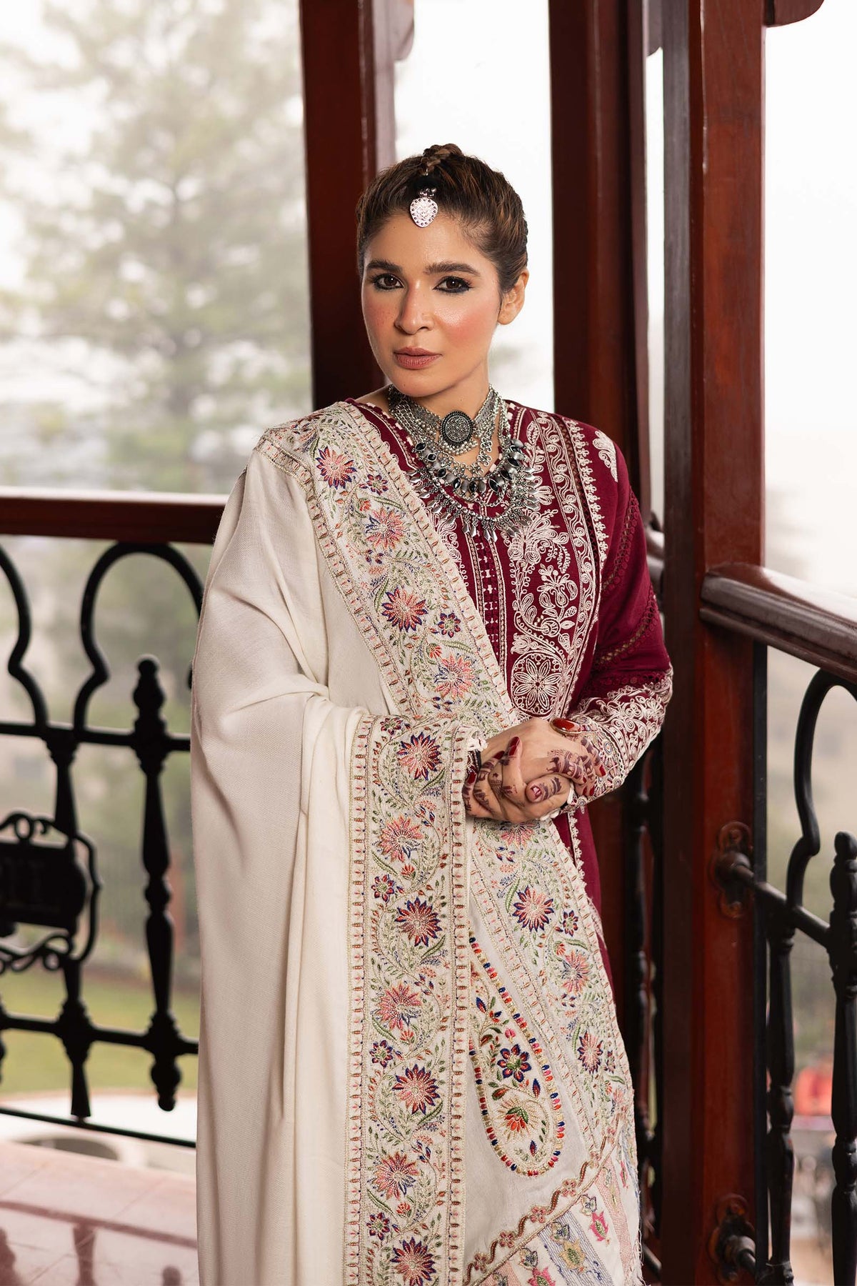Maryam Hussain | Silk Edit |  Jade -  Maryam Hussain Ladies Clothes - Original Designer Dress - House of Maryam