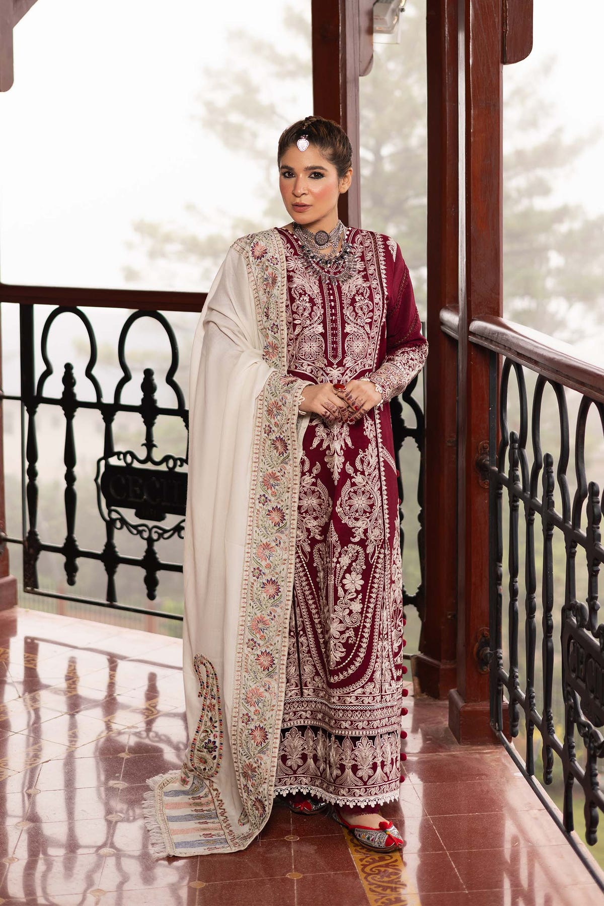 Maryam Hussain | Silk Edit |  Jade -  Maryam Hussain Ladies Clothes - Original Designer Dress - House of Maryam