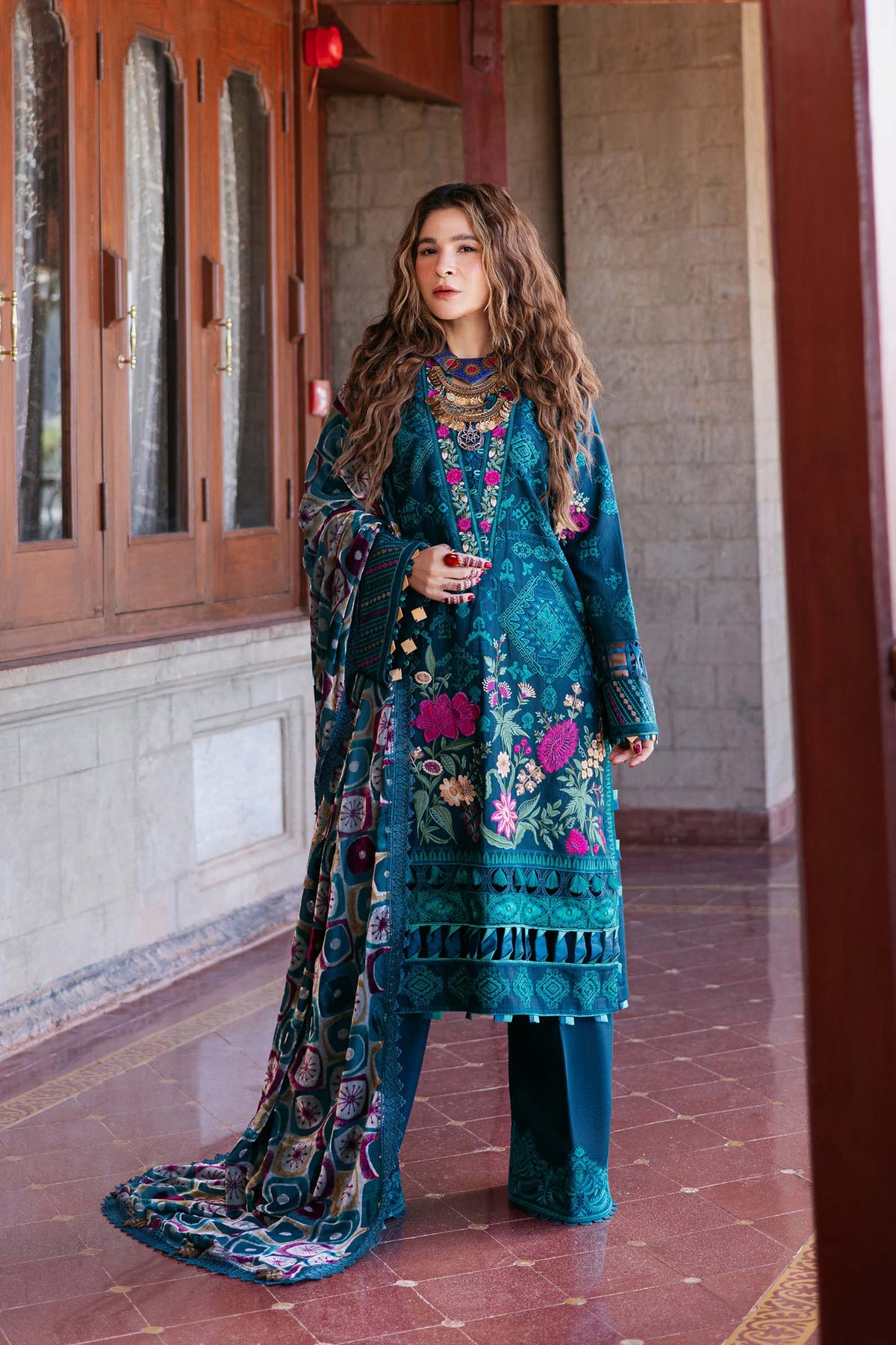 Maryam Hussain | Silk Edit |   Opal -  Maryam Hussain Ladies Clothes - Original Designer Dress - House of Maryam