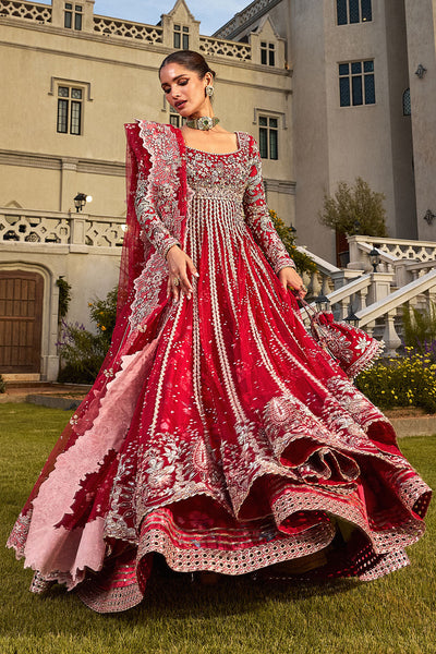 Soraya Marybellé red net shirt and lehenga, photo 2