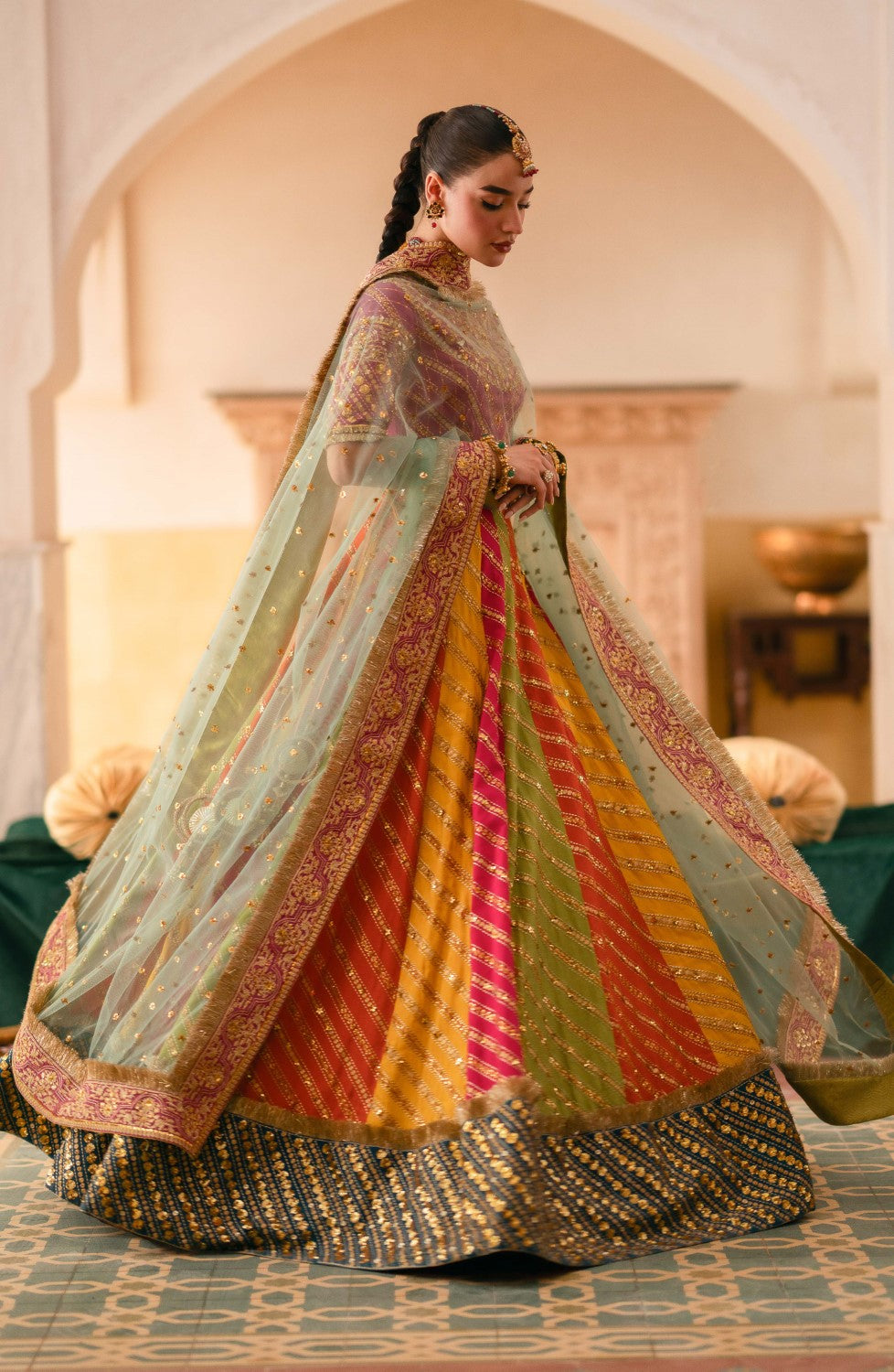 Maryum N Maria | Gul Posh Wedding Formals | SITARA BEGUM - MS40064 -  Maryum N Maria Ladies Clothes - Original Designer Dress - House of Maryam