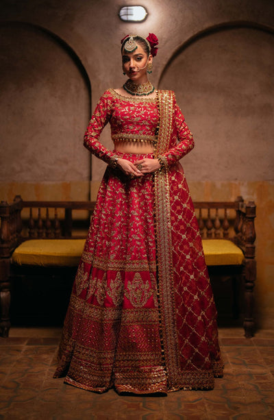 Maryum N Maria | Gul Posh Wedding Formals | ZAIB UN NISA - MS40065 -  Maryum N Maria Ladies Clothes - Original Designer Dress - House of Maryam