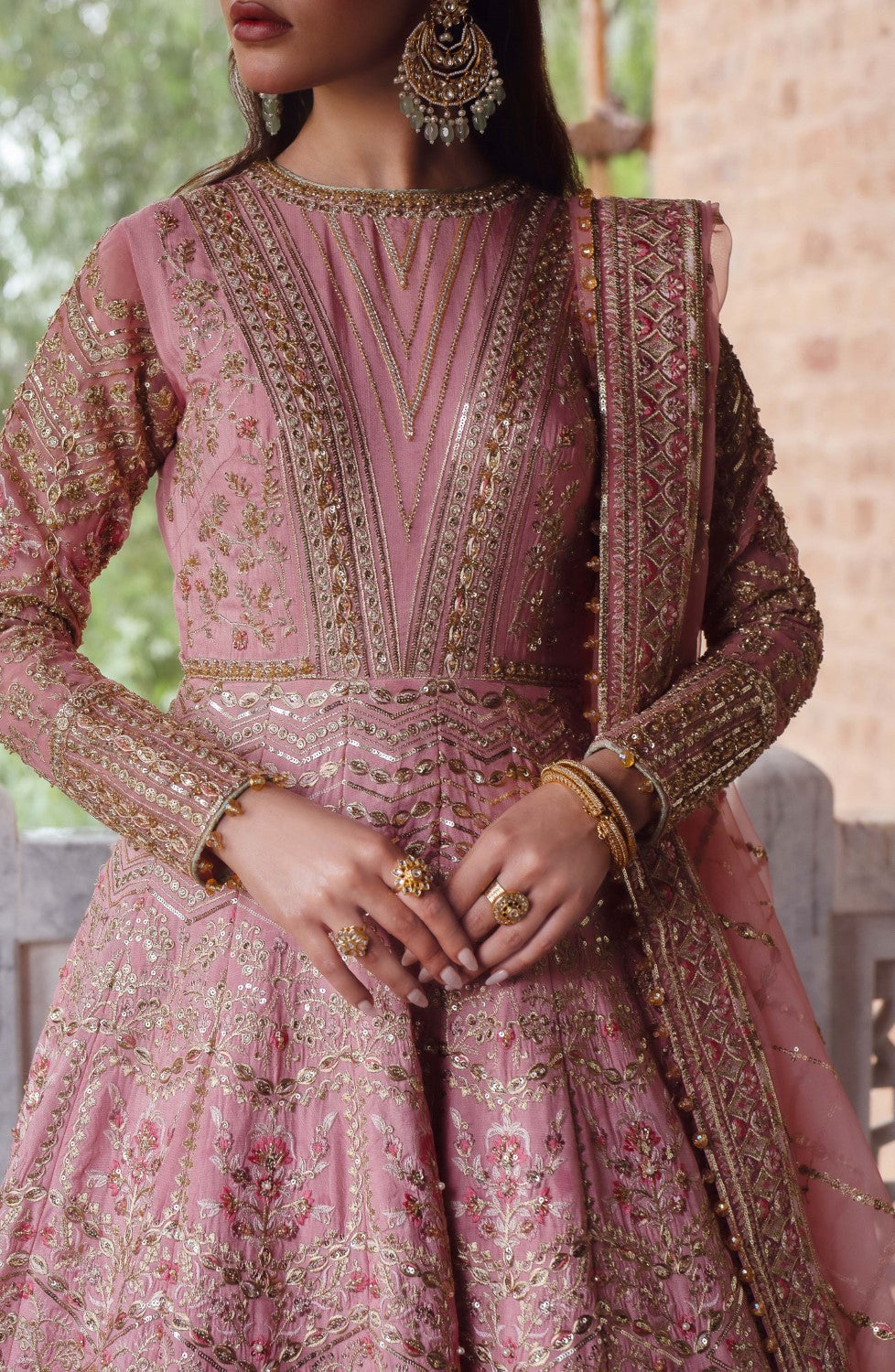 Maryum N Maria | Gul Posh Wedding Formals | MEHER UN NISA - MS40061