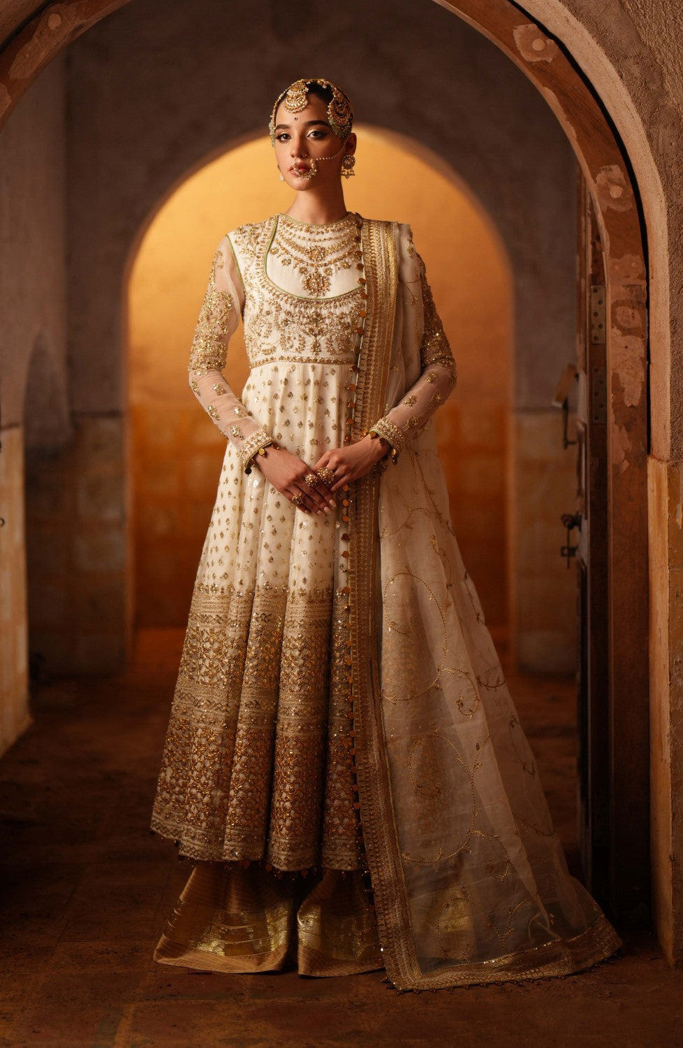 Maryum N Maria | Gul Posh Wedding Formals | Chand Bali - MS40066 -  Maryum N Maria Ladies Clothes - Original Designer Dress - House of Maryam