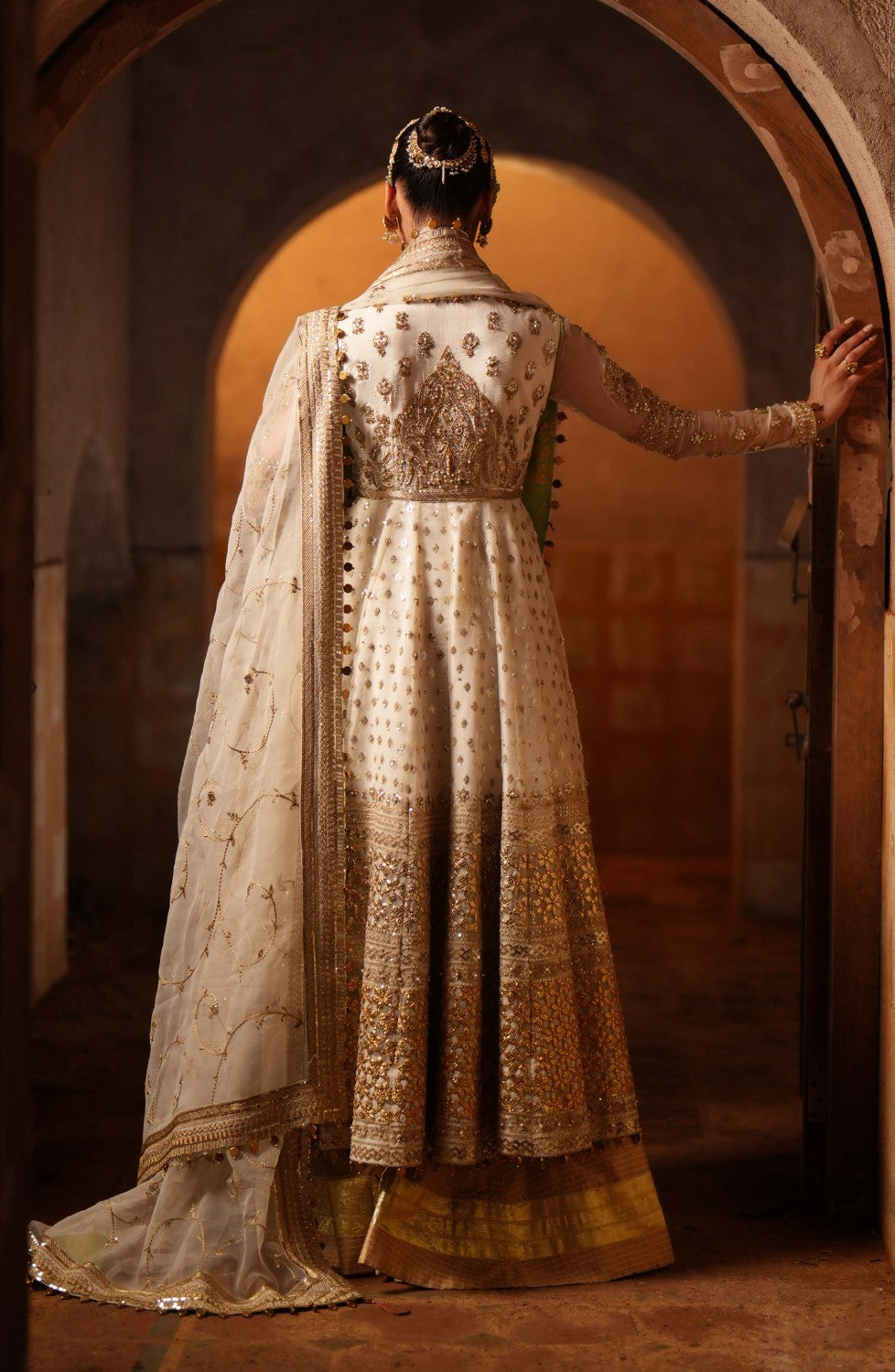 Maryum N Maria | Gul Posh Wedding Formals | Chand Bali - MS40066