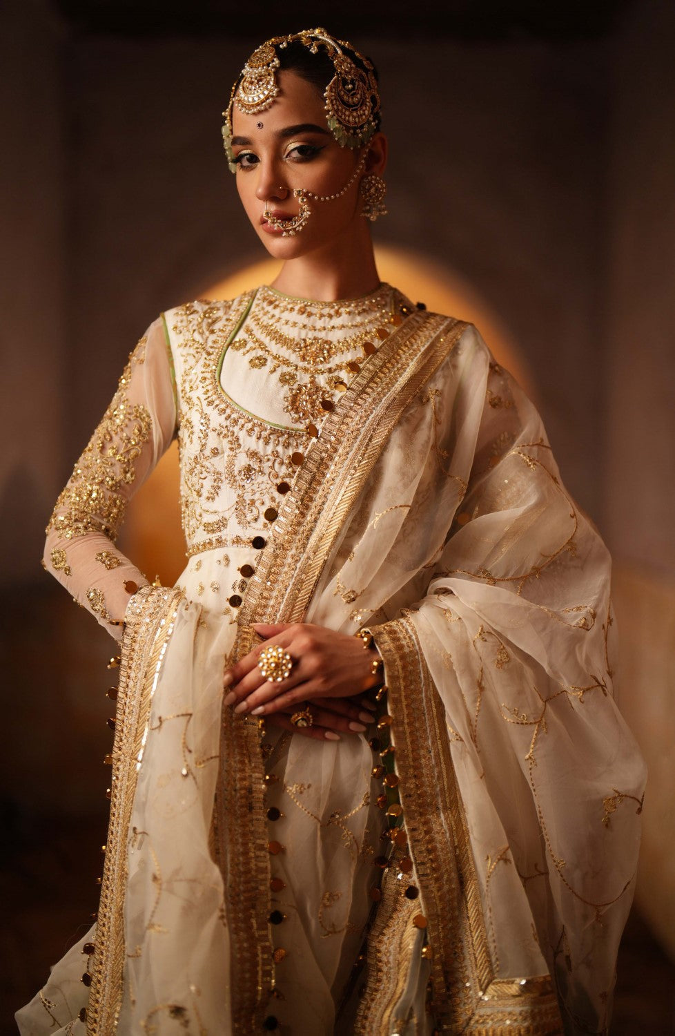 Maryum N Maria | Gul Posh Wedding Formals | Chand Bali - MS40066 -  Maryum N Maria Ladies Clothes - Original Designer Dress - House of Maryam