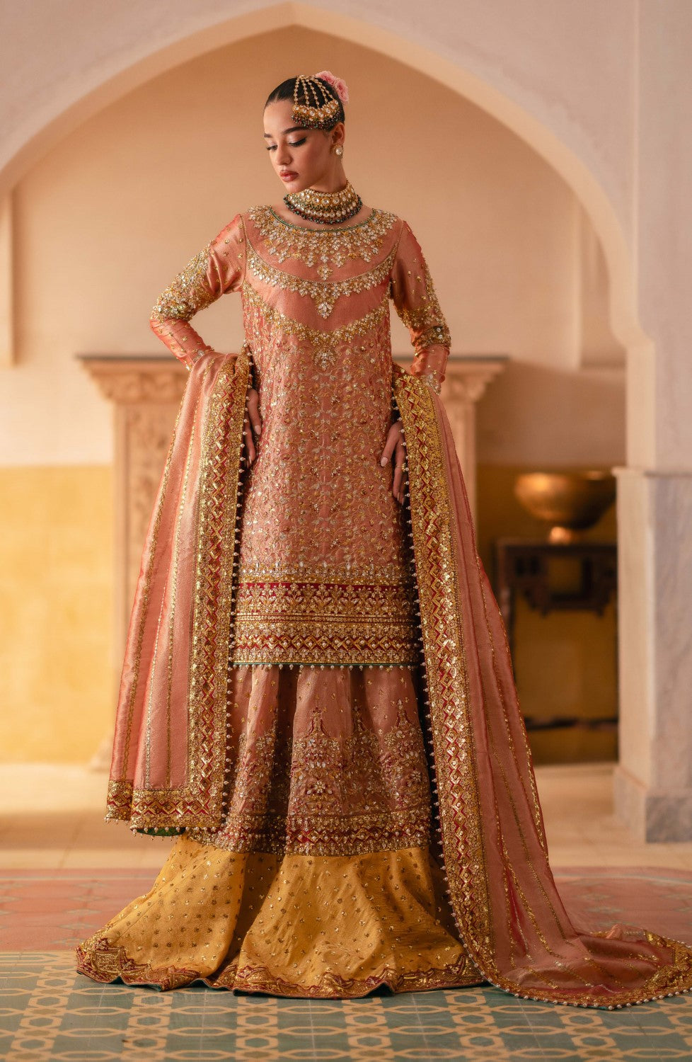 Maryum N Maria | Gul Posh Wedding Formals | ZUMANI BEGUM - MS40068 -  Maryum N Maria Ladies Clothes - Original Designer Dress - House of Maryam