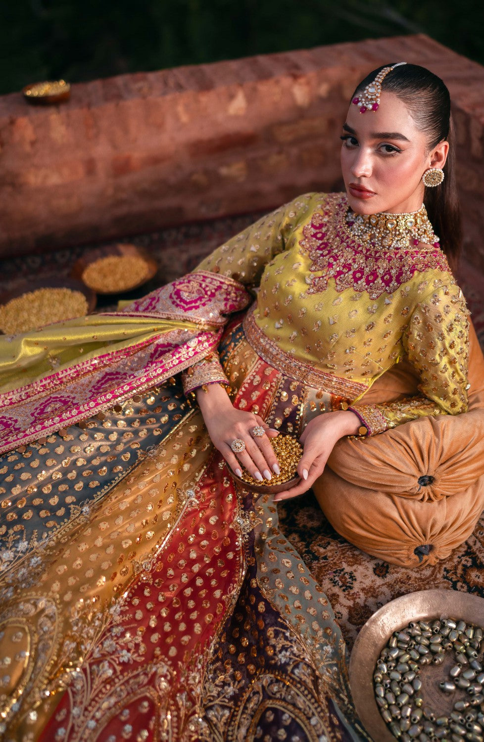 Maryum N Maria | Gul Posh Wedding Formals | PAKEEZA - MS40069 -  Maryum N Maria Ladies Clothes - Original Designer Dress - House of Maryam