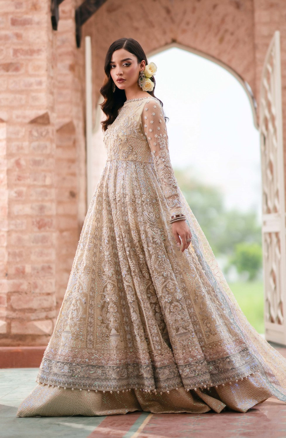 Maryum N Maria | Gul Posh Wedding Formals | ROSHANARA - MS40070