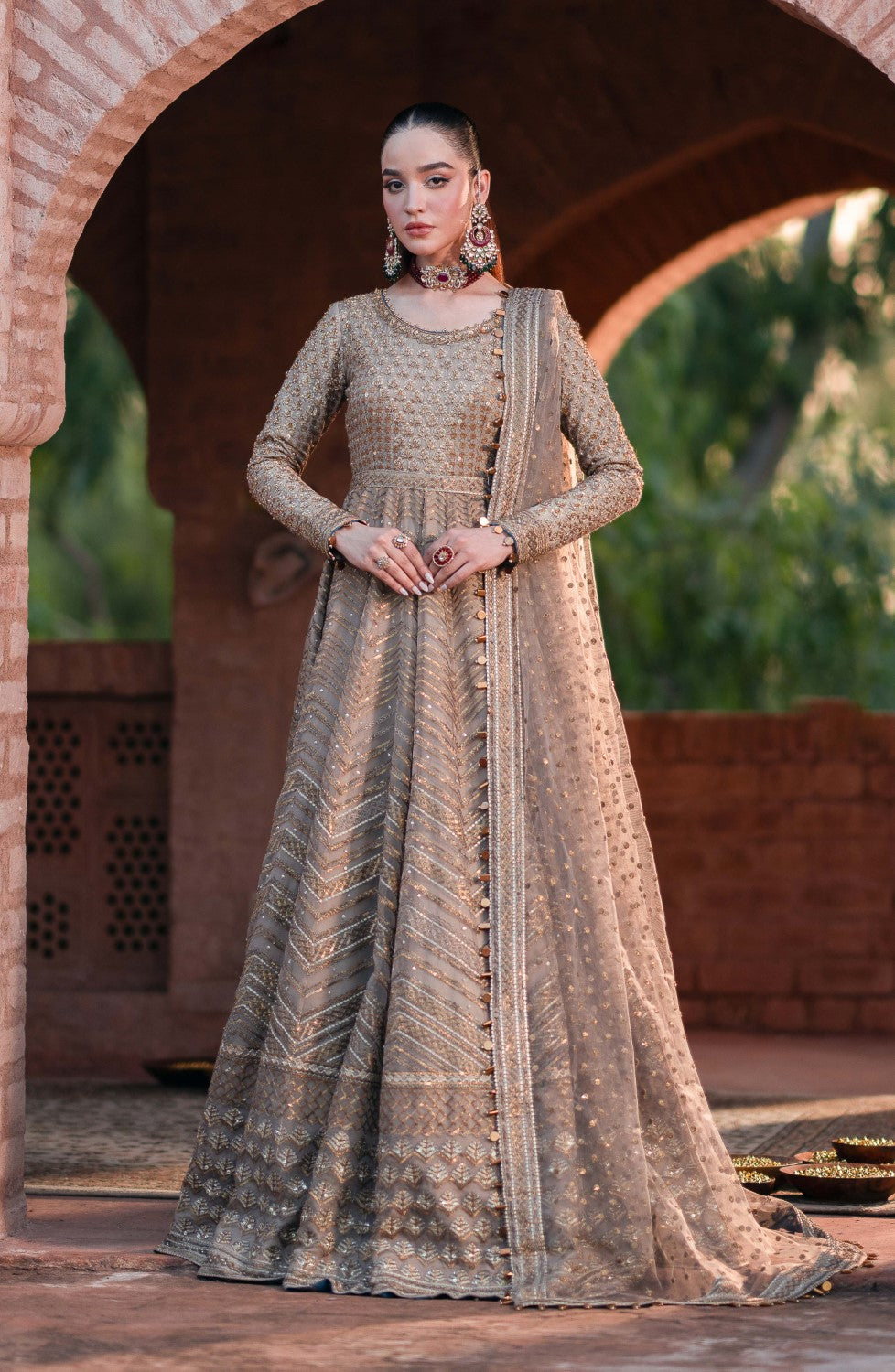 Maryum N Maria | Gul Posh Wedding Formals | SHEHAR BANO - MS40063 by Designer Maryum N Maria - House of Maryam - Pakistani Designer Ethnic Wear in {{ shop.shopifyCountryName }}