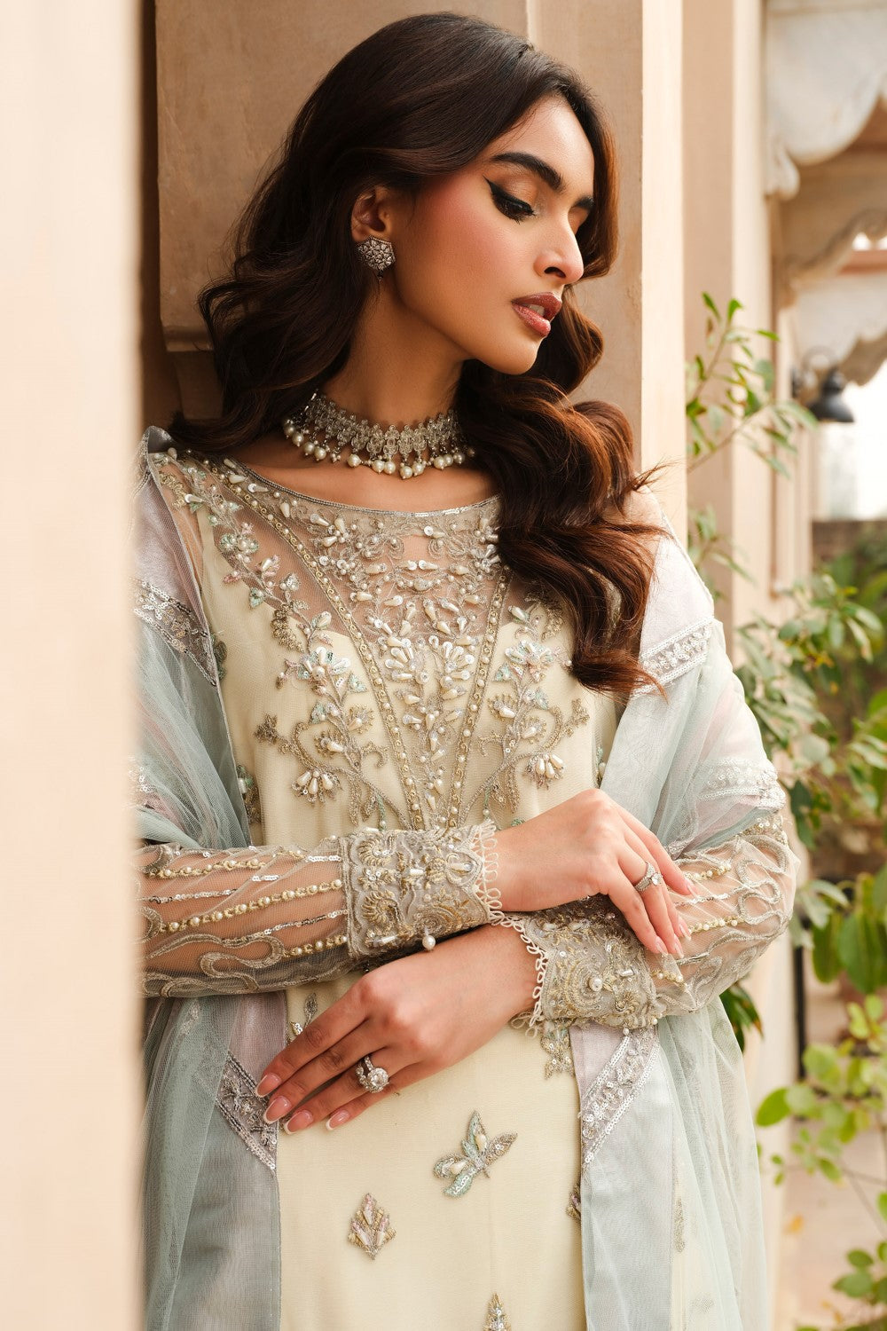 Maryum N Maria | Musk Formals | CYRA - FS40039 -  Marym N Maria Ladies Clothes - Original Designer Dress - House of Maryam