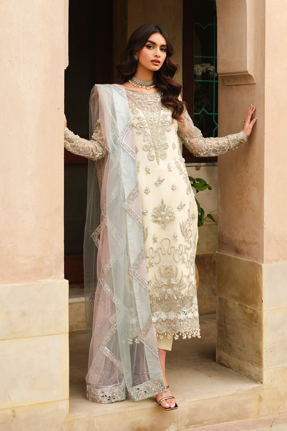 Maryum N Maria | Musk Formals | CYRA - FS40039 -  Marym N Maria Ladies Clothes - Original Designer Dress - House of Maryam