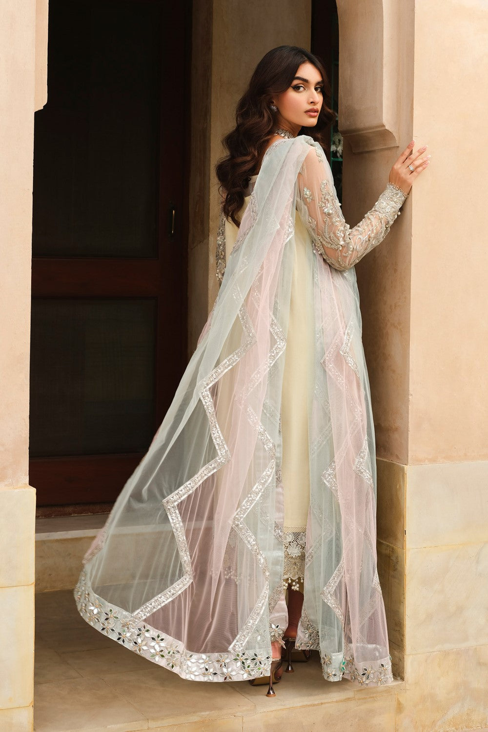 Maryum N Maria | Musk Formals | CYRA - FS40039 -  Marym N Maria Ladies Clothes - Original Designer Dress - House of Maryam
