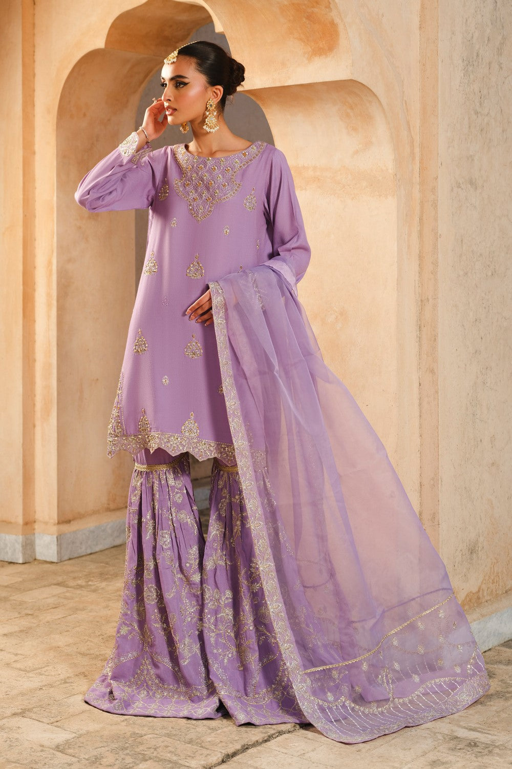 Maryum N Maria | Musk Formals |  TRESOR - FS40031 -  Maryum N Maria Ladies Clothes - Original Designer Dress - House of Maryam