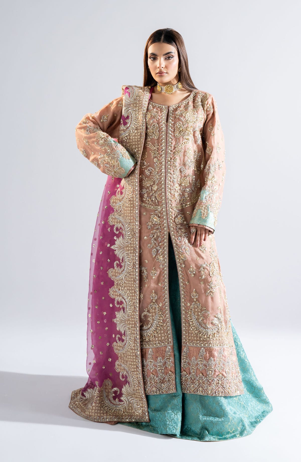 Maryum N Maria | Riwayat Wedding Formals | HINNI - MW24-558 -  Maryum N Maria Ladies Clothes - Original Designer Dress - House of Maryam