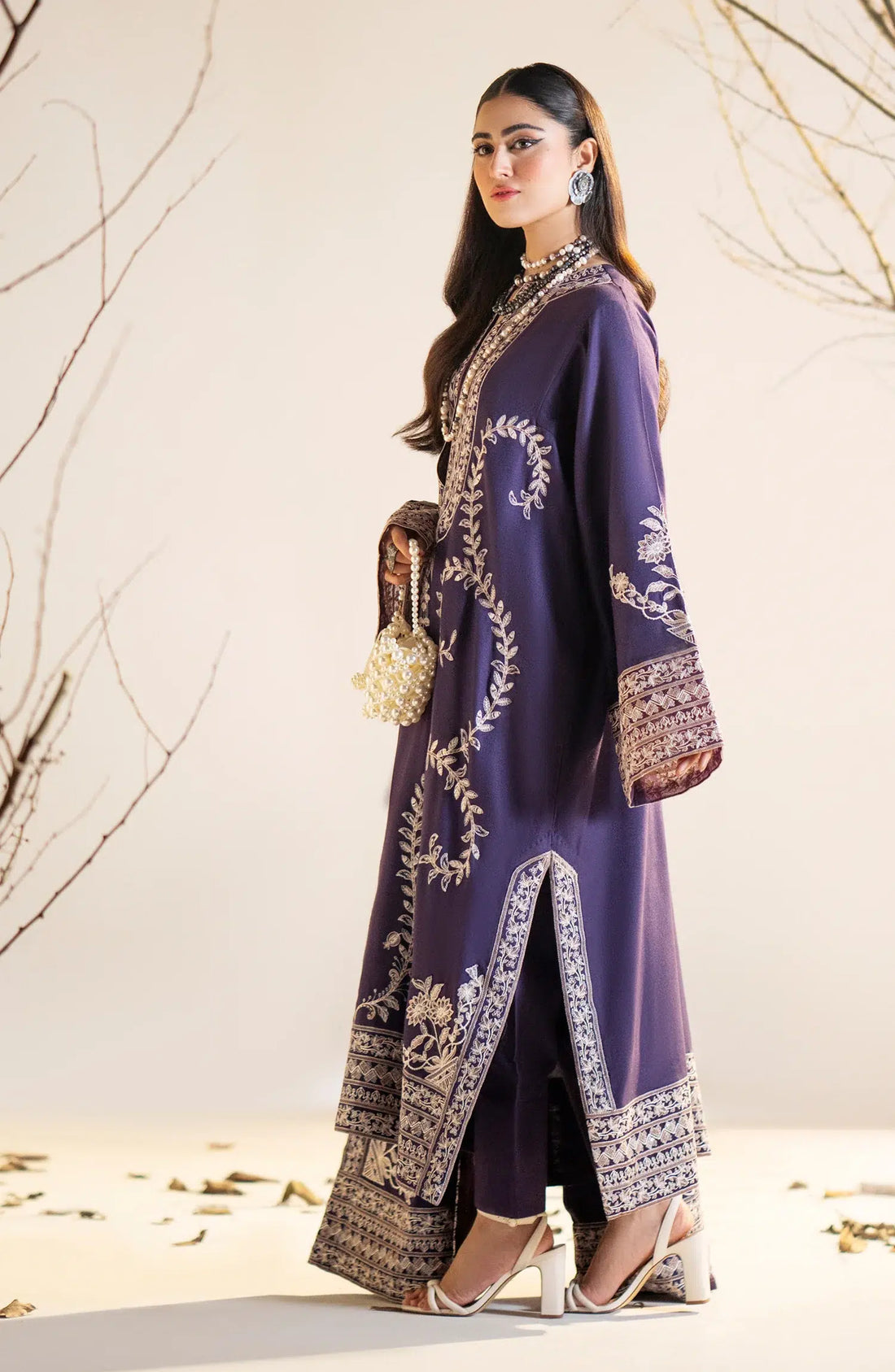 Maryum N Maria | Shehr Bano Winter 23 | by Designer Maryum N Maria - House of Maryam - Pakistani Designer Ethnic Wear in {{ shop.shopifyCountryName }}