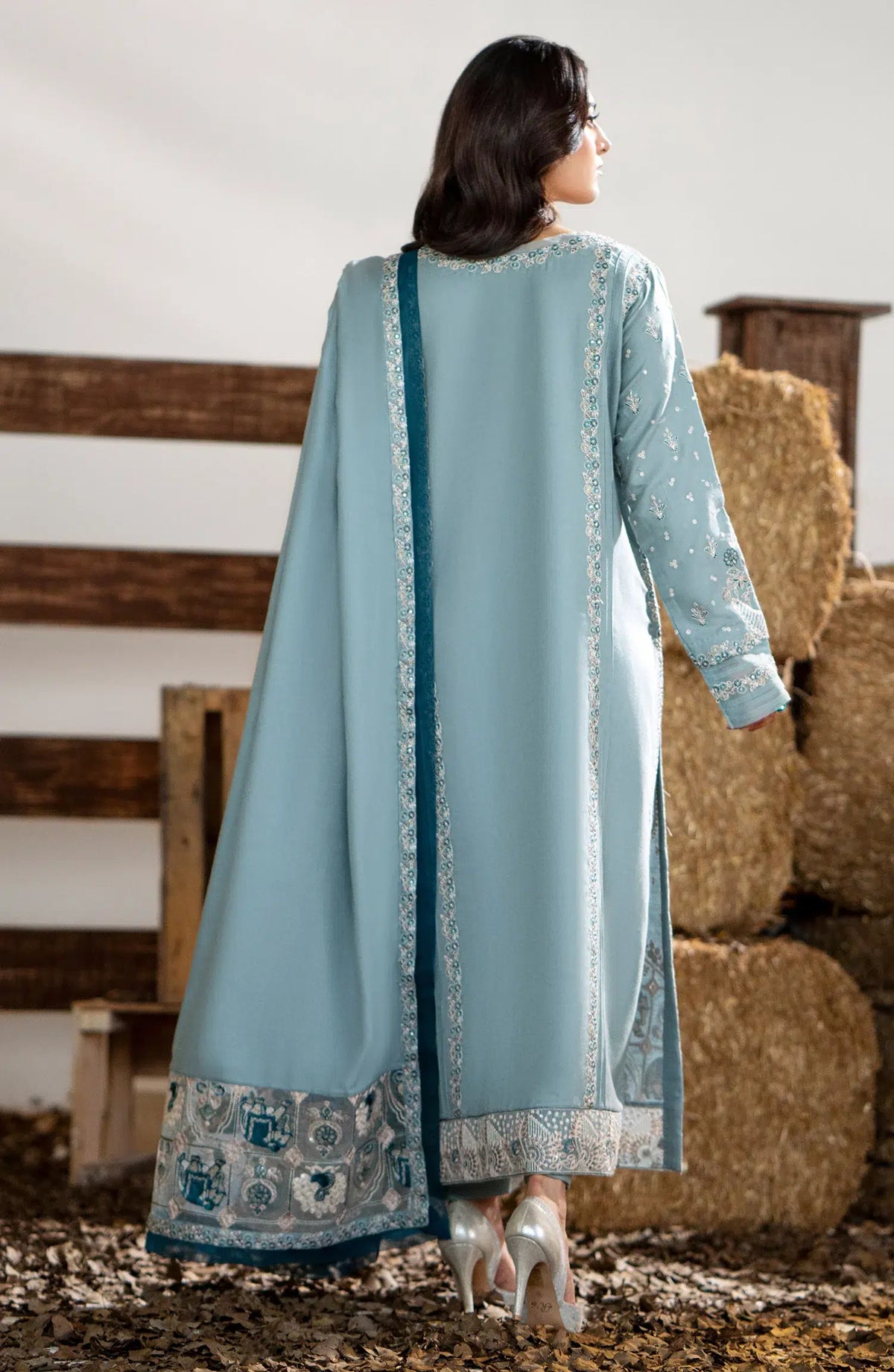 Maryum N Maria | Shehr Bano Winter 23 | PREET MW23557 -  Maryum N Maria Luxury - Original Designer Dress - House of Maryam