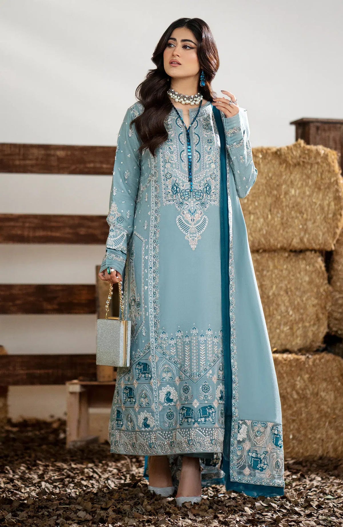 Maryum N Maria | Shehr Bano Winter 23 | PREET MW23557 -  Maryum N Maria Luxury - Original Designer Dress - House of Maryam