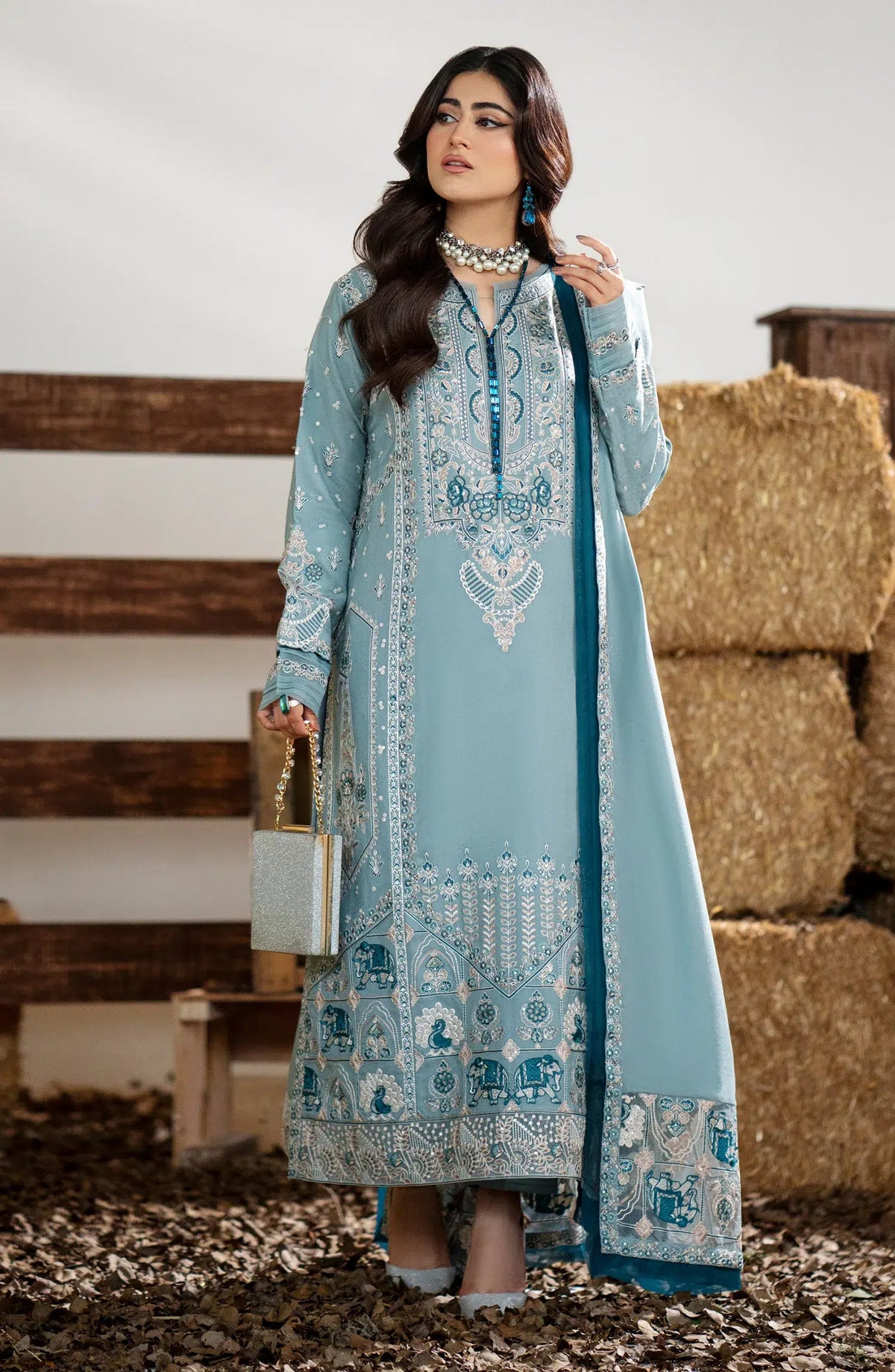 Maryum N Maria | Shehr Bano Winter 23 | PREET MW23557 -  Maryum N Maria Luxury - Original Designer Dress - House of Maryam