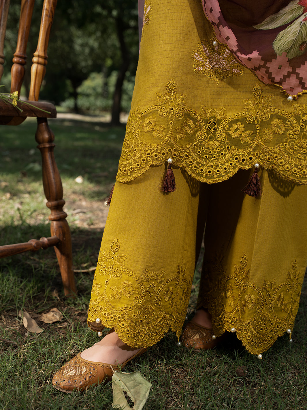 Hemstitch | The Garden Lawn | Matcha-4