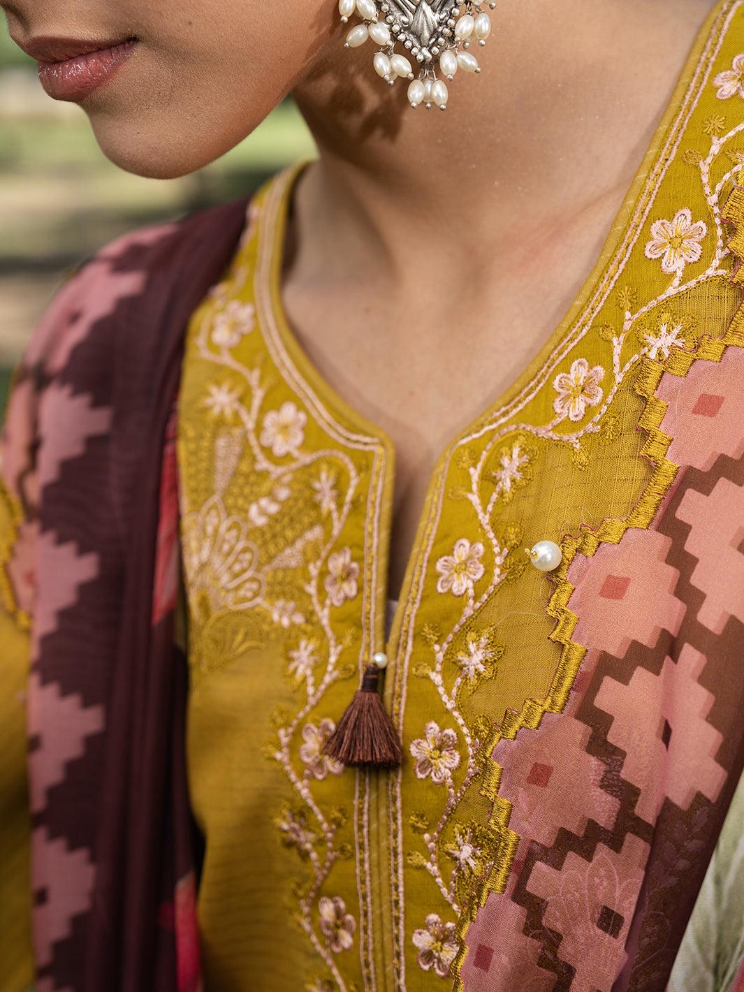 Hemstitch | The Garden Lawn | Matcha-5