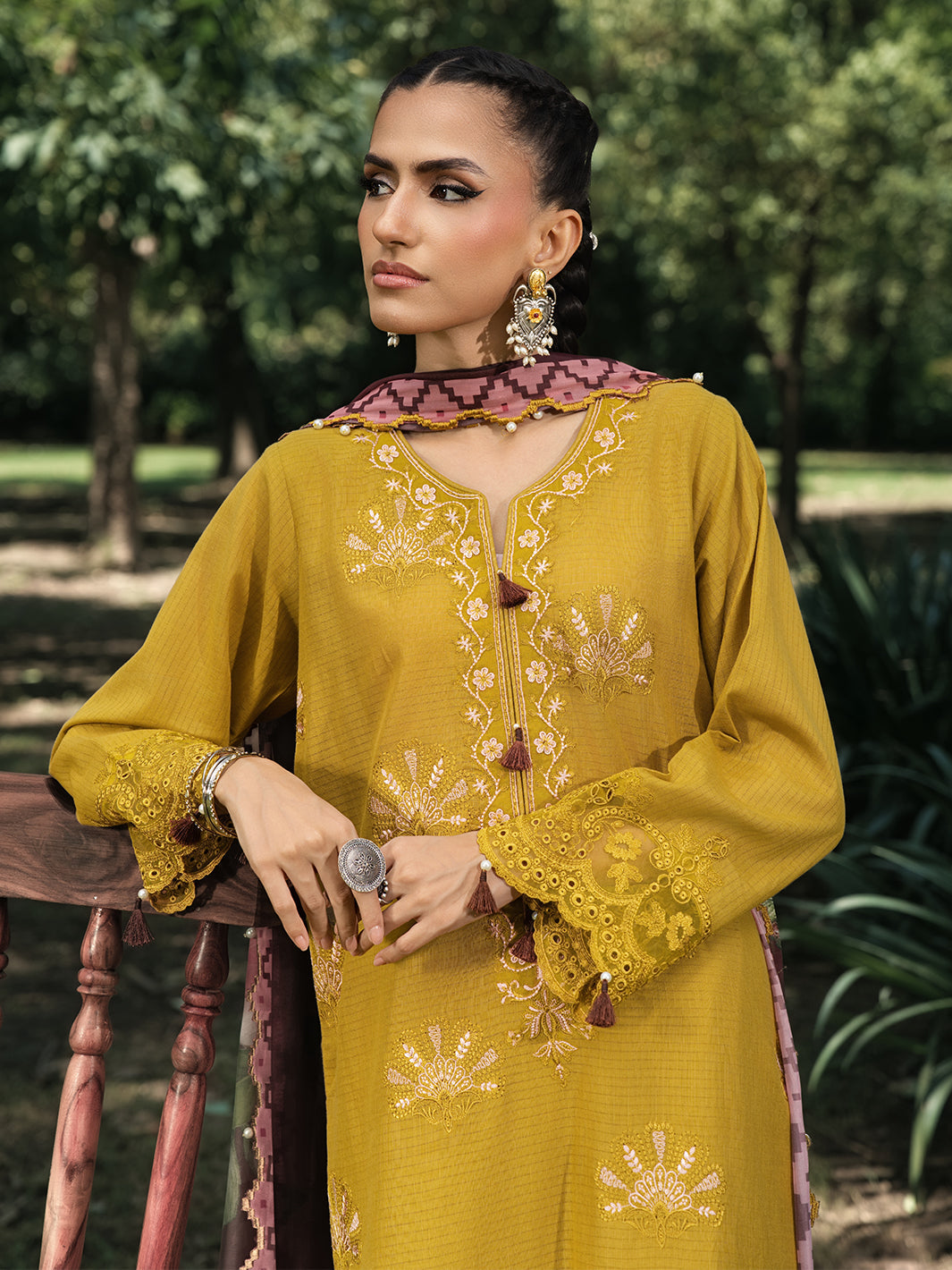 Hemstitch | The Garden Lawn | Matcha-3