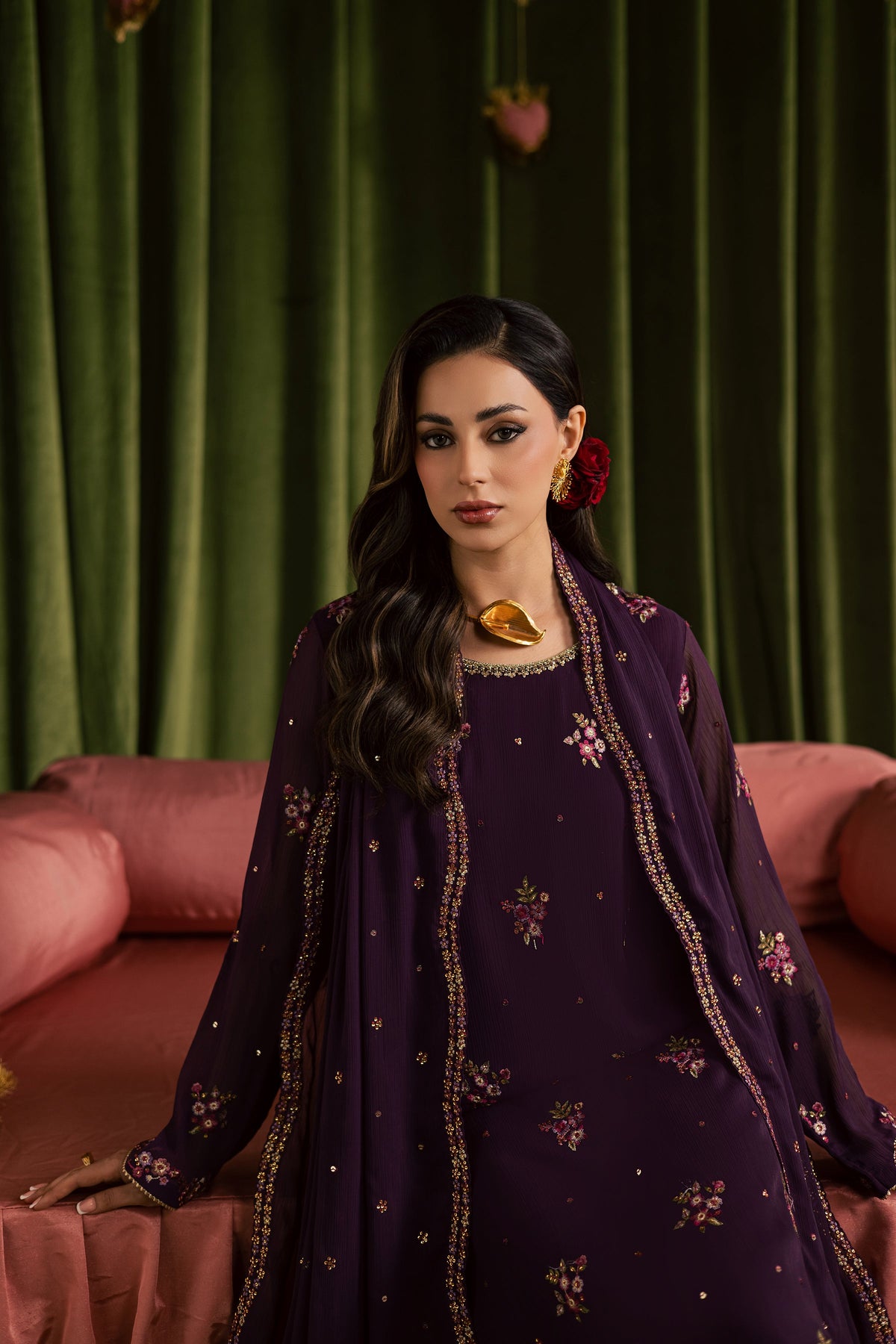 Batik | Gulmohar Festive Eid Edit 26' | Maya 3Pc, image 3