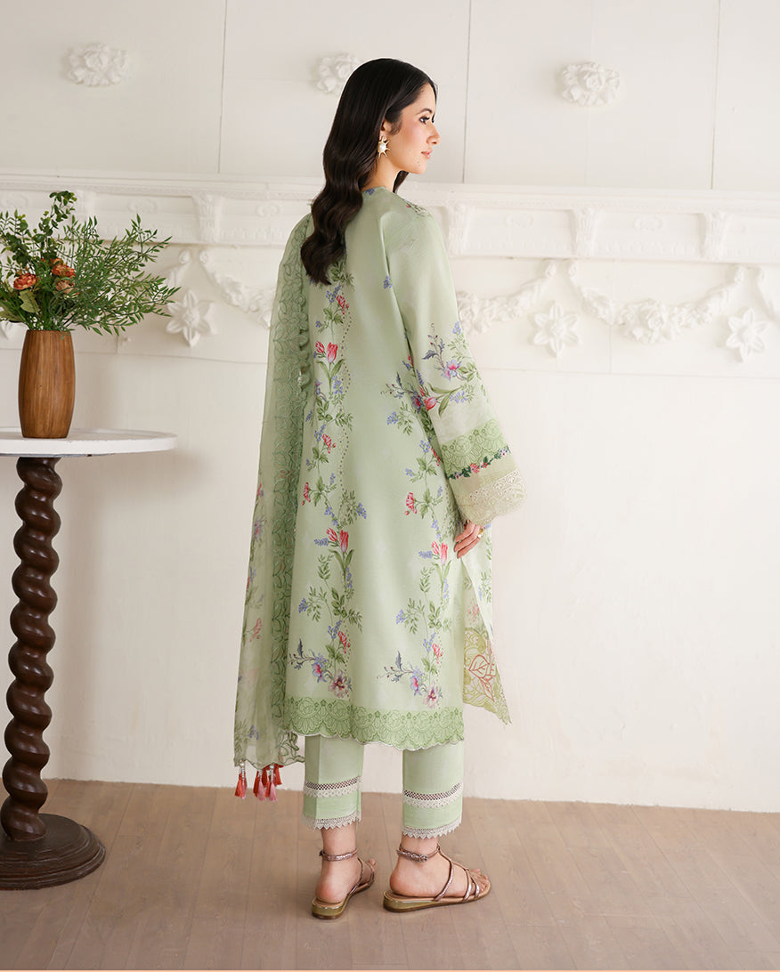Roheenaz | Sunlit Tales Printed Embroidered Edit | Meadow Glow, image 2