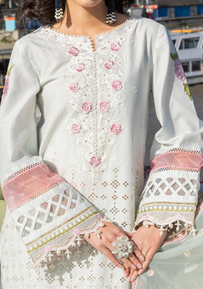 Meem | Luxury Eid Lawn 24 | MD-09 LIGHT BLUE -  Meem Luxury - Original Designer Dress - House of Maryam