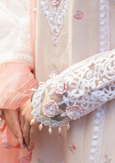Meem | Luxury Eid Lawn 24 | MD-02 LIGHT PINK -  Meem Luxury - Original Designer Dress - House of Maryam