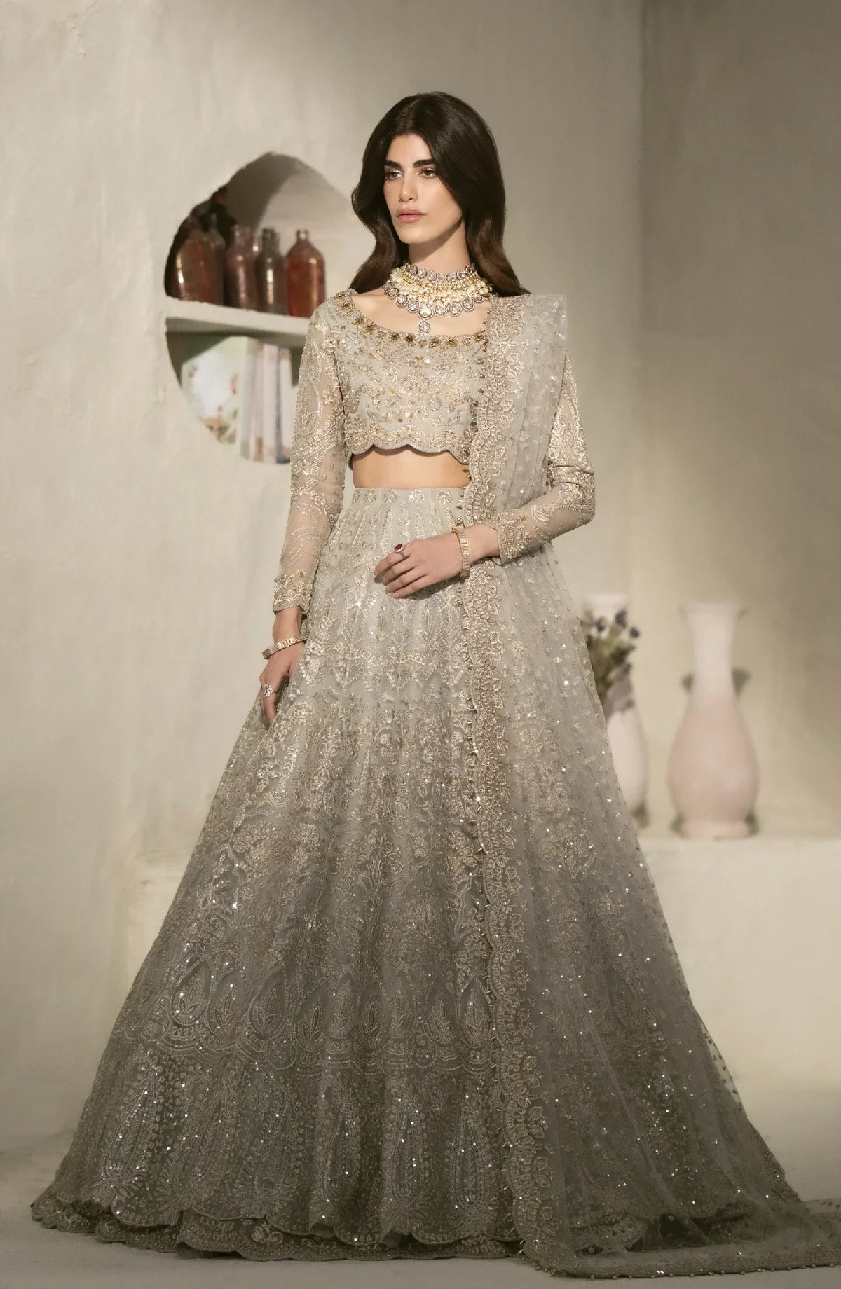 Maryum N Maria | Mehr o Maah Bridals | MW23-533-Feme -  Maryum N Maria Bridal - Original Designer Dress - House of Maryam