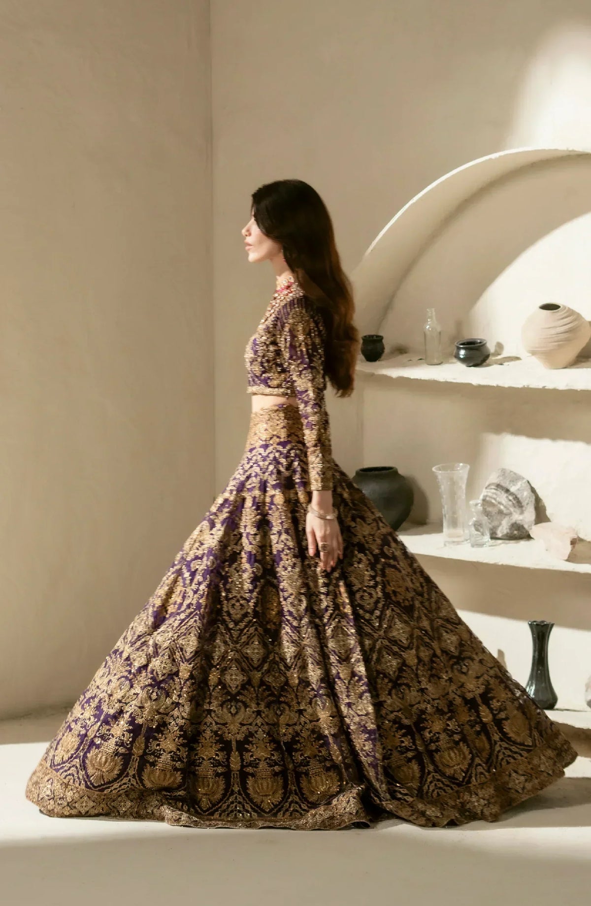 Maryum N Maria | Mehr o Maah Bridals | MW23-538-Nour -  Maryum N Maria Bridal - Original Designer Dress - House of Maryam