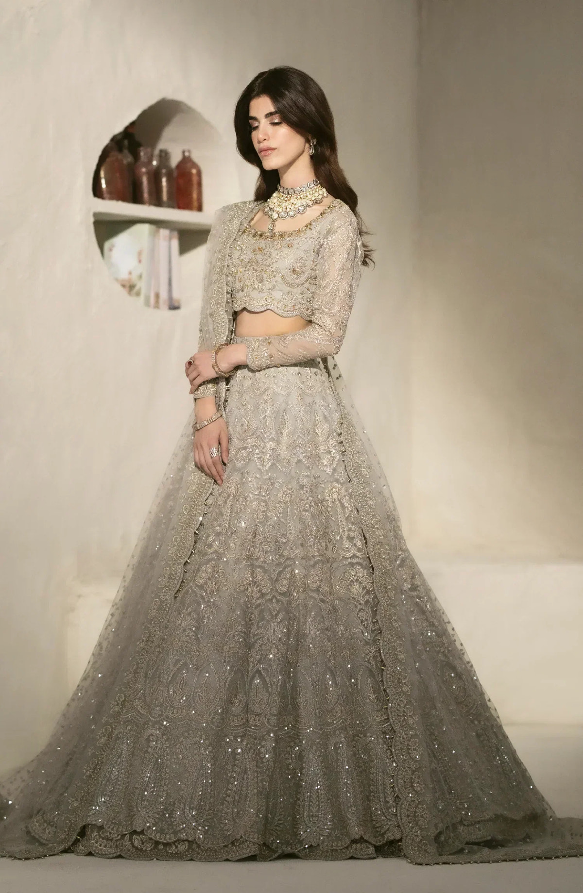 Maryum N Maria | Mehr o Maah Bridals | MW23-533-Feme -  Maryum N Maria Bridal - Original Designer Dress - House of Maryam