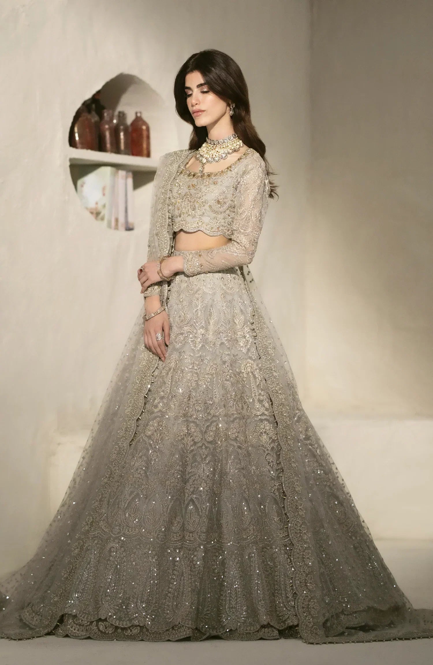 Maryum N Maria | Mehr o Maah Bridals | MW23-533-Feme by Designer Maryum N Maria - House of Maryam - Pakistani Designer Ethnic Wear in {{ shop.shopifyCountryName }}