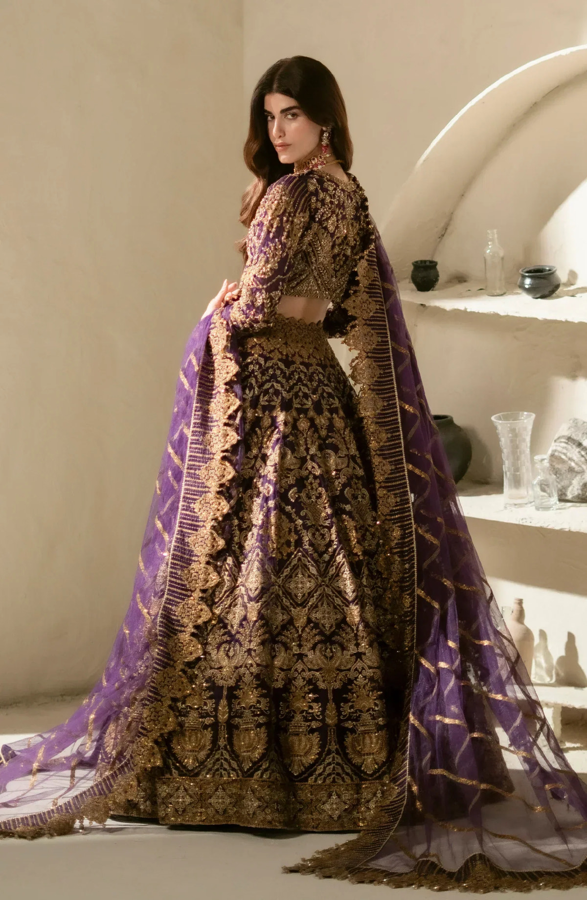 Maryum N Maria | Mehr o Maah Bridals | MW23-538-Nour -  Maryum N Maria Bridal - Original Designer Dress - House of Maryam