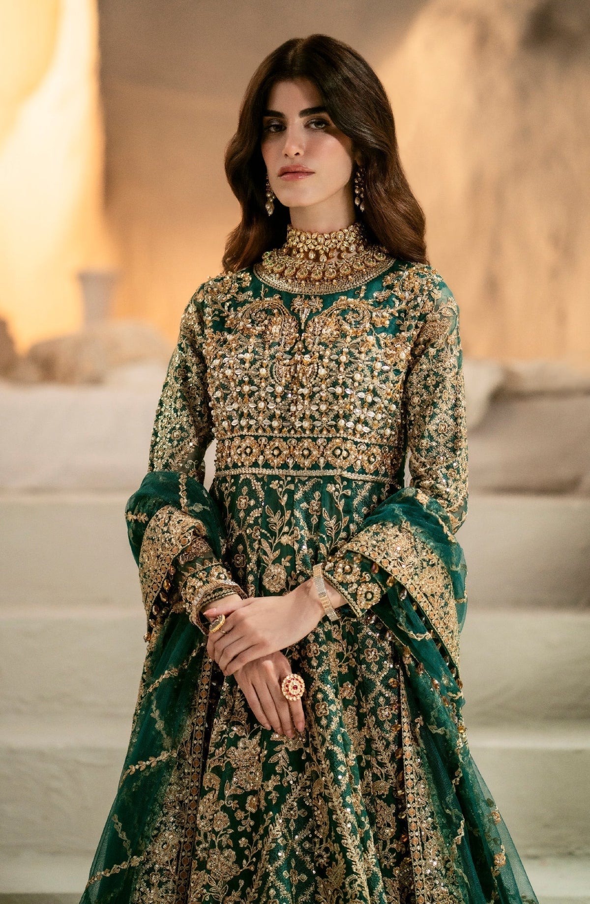 Maryum N Maria | Mehr o Maah Bridals | MW23-536-Anippe -  Maryum N Maria Bridal - Original Designer Dress - House of Maryam