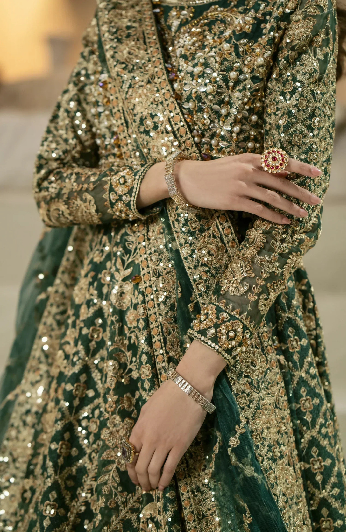 Maryum N Maria | Mehr o Maah Bridals | MW23-536-Anippe -  Maryum N Maria Bridal - Original Designer Dress - House of Maryam