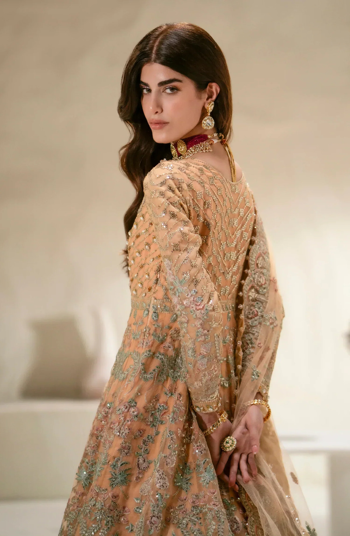 Maryum N Maria | Mehr o Maah Bridals | MW23-534-Nane -  Maryum N Maria Bridal - Original Designer Dress - House of Maryam