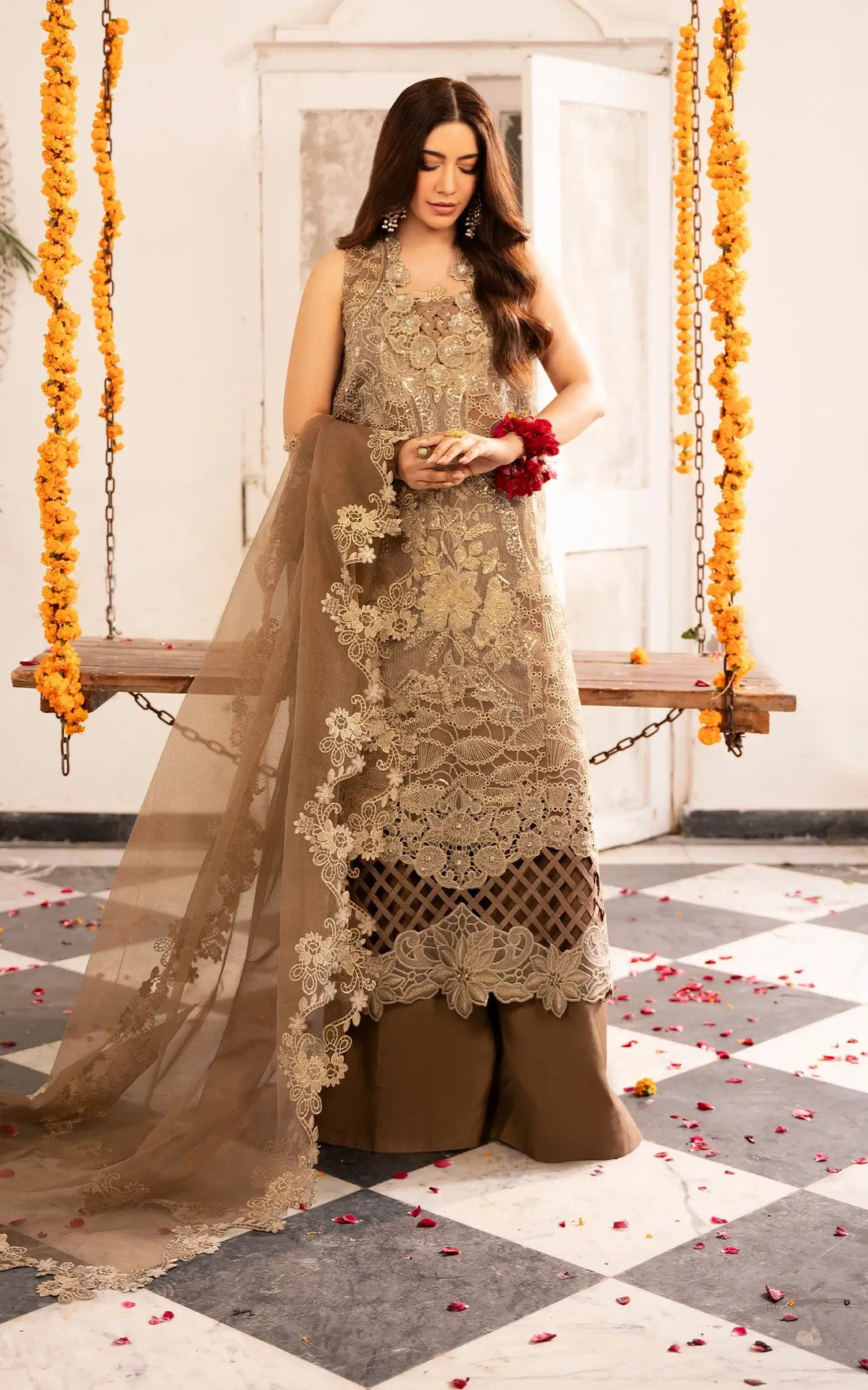 Asifa and Nabeel | Sunehri Eid 25 | Mehrunisa-(SEF25-07) -  Asifa and Nabeel Ladies Clothes -  House of Maryam