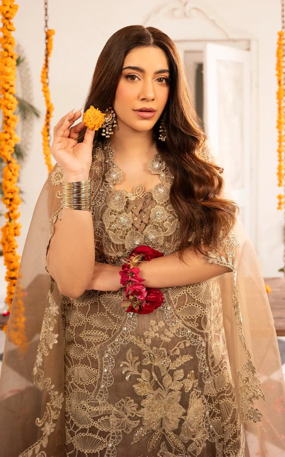 Asifa and Nabeel | Sunehri Eid 25 | Mehrunisa-(SEF25-07) -  Asifa and Nabeel Ladies Clothes - Original Designer Dress - House of Maryam