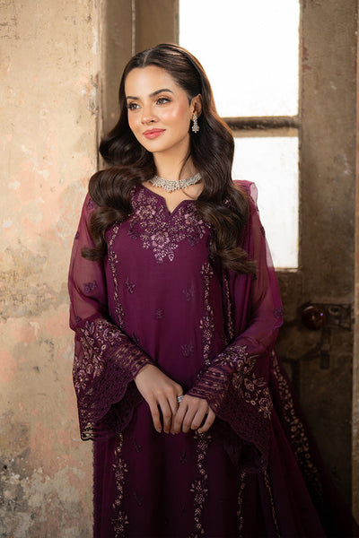 Azure | Ensembles Embroidered Formals | Merlot Grace -  Azure Ladies Clothes - Original Designer Dress - House of Maryam