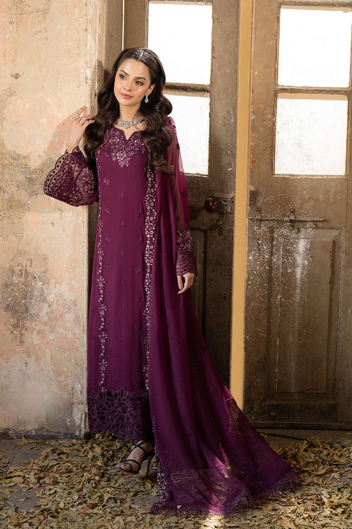 Azure | Ensembles Embroidered Formals | Merlot Grace -  Azure Ladies Clothes - Original Designer Dress - House of Maryam