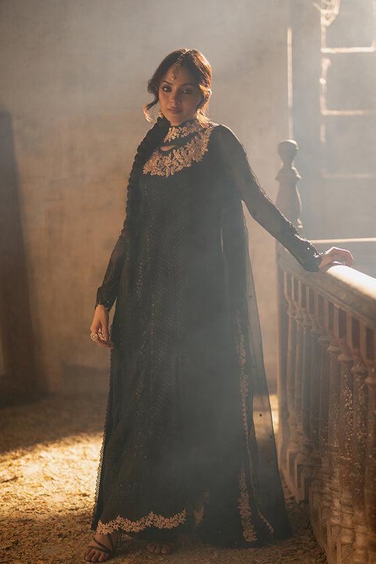 Azure | Ensembles Embroidered Formals | Midnight Veil -  Azure Ladies Clothes - Original Designer Dress - House of Maryam
