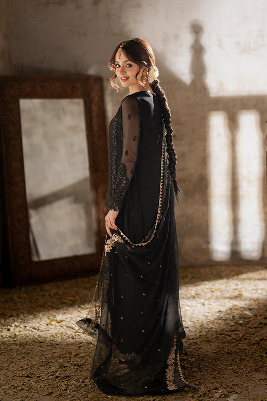 Azure | Ensembles Embroidered Formals | Midnight Veil -  Azure Ladies Clothes - Original Designer Dress - House of Maryam