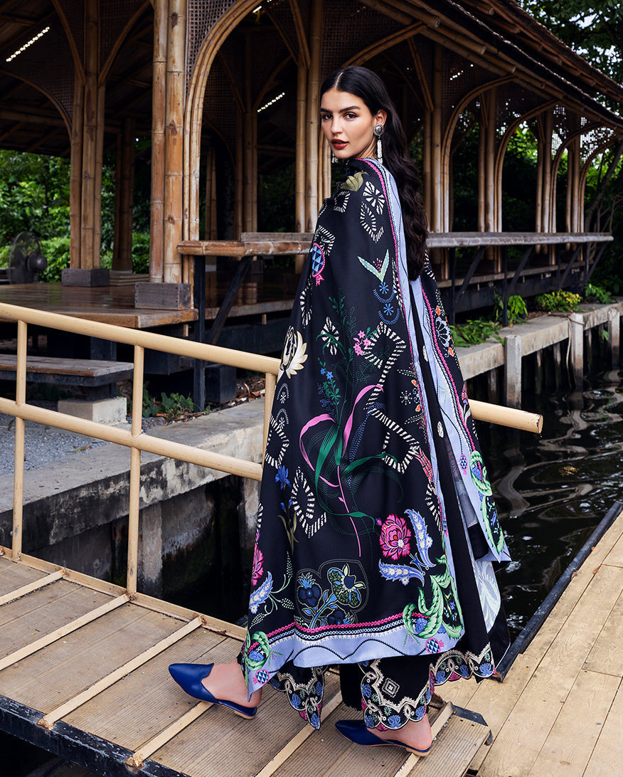 Mushq | Hemline Karandi | Midnight Rune, image 2