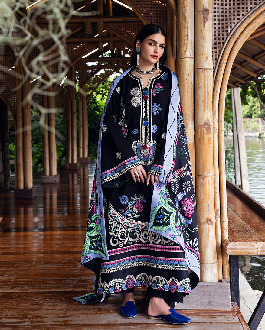 Mushq | Hemline Karandi | Midnight Rune, image 5